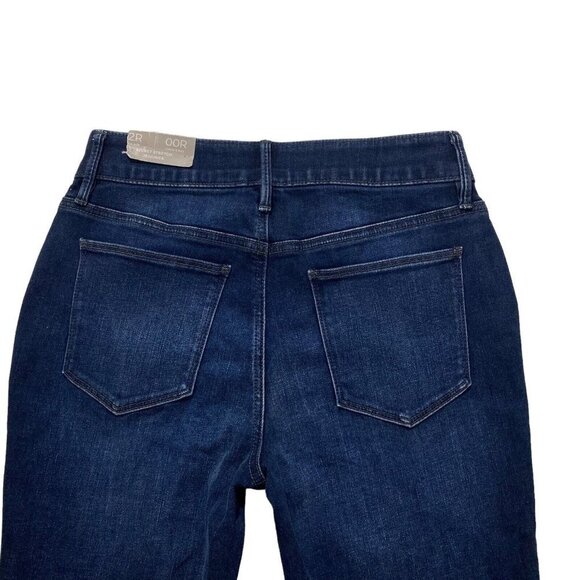 Chicos Secret Stretch Jeggings Women Dark Wash Jeans Sz 2 x30 NWT Ripped Denim - Picture 9 of 13